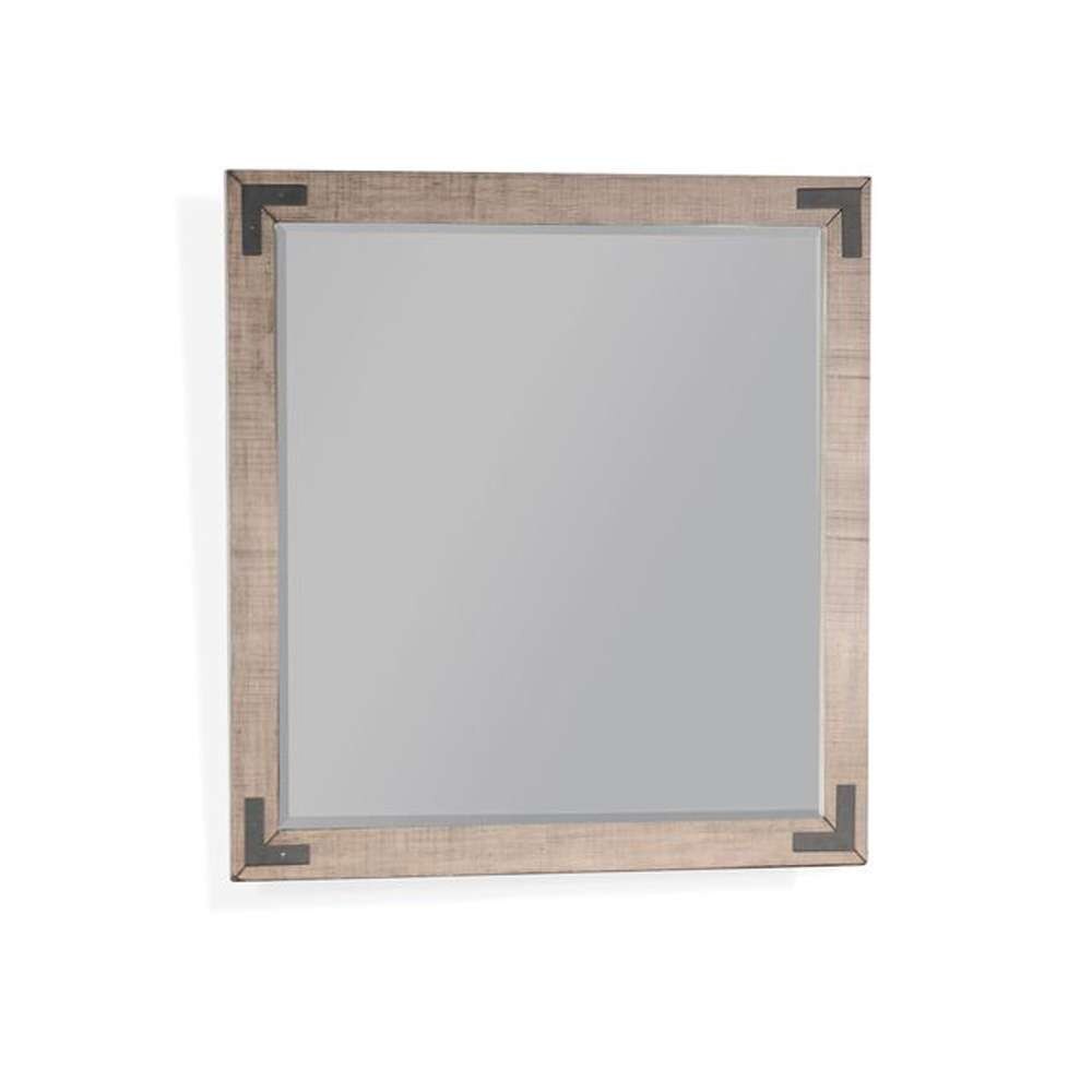 Sunny Designs - Desert Rock Mahogany Wood Mirror in Desert Rock-Light Brown - 2357DR-M veiw 1