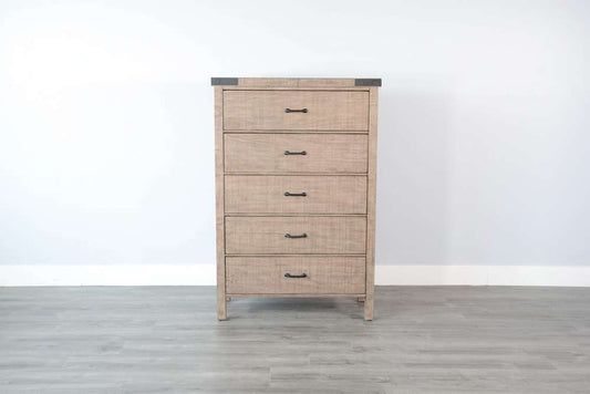 Sunny Designs - Desert Rock Modern Mahogany Chest in Desert Rock-Light Brown - 2357DR-C veiw 2