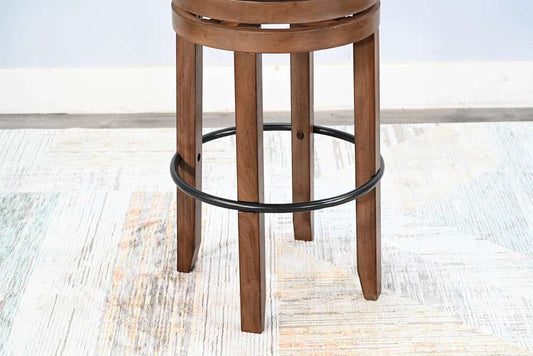 Sunny Designs - Doe Valley - Bar Swivel Stool with Cushion Seat (Set of 2) - 1624BU-30 veiw 2