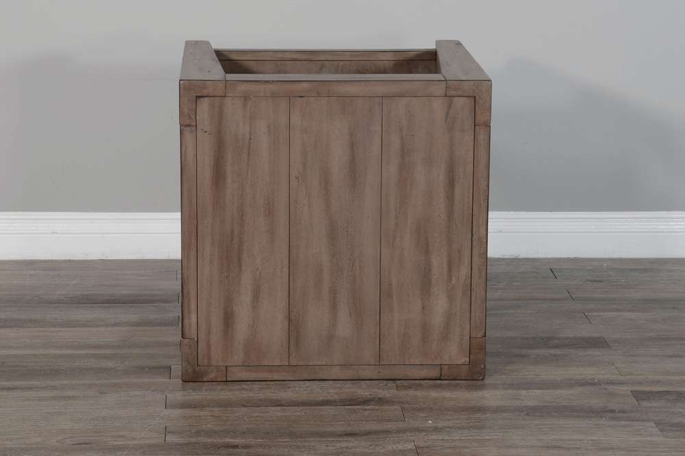 Sunny Designs - Doe Valley - Doe Valley 24in Mid-Century Wood End Table in Taupe Brown - 3148BU-E veiw 4