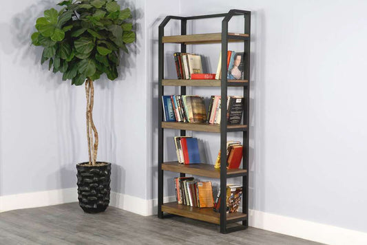 Sunny Designs - Doe Valley - Doe Valley Metal Frame Bookcase - 2835BU veiw 2