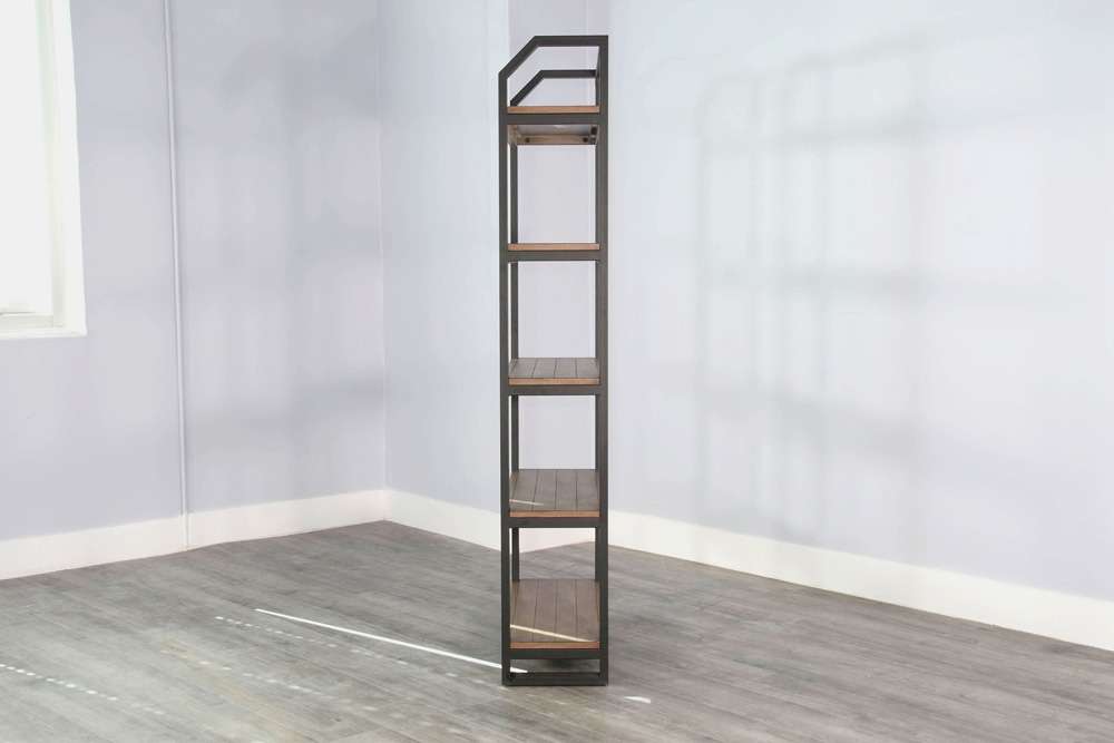 Sunny Designs - Doe Valley - Doe Valley Metal Frame Bookcase - 2835BU veiw 5