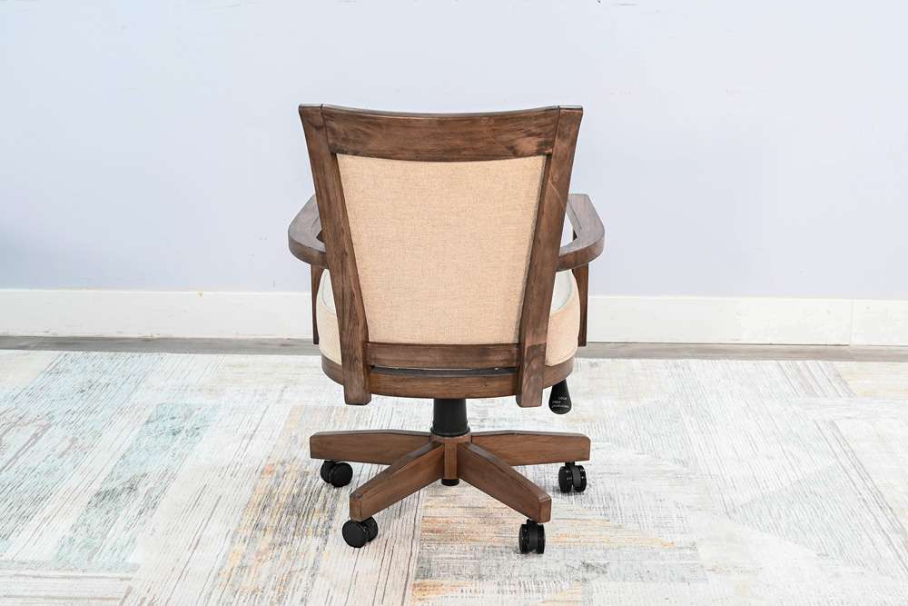 Sunny Designs - Doe Valley - Game Chair with Casters - 1444BU veiw 5