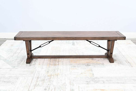 Sunny Designs - Doe Valley - Yellowstone Bench with Turnbuckles - 1668BU veiw 2