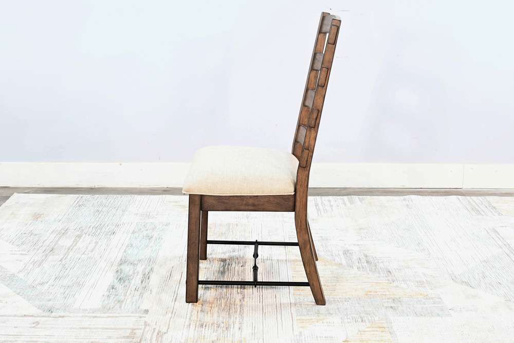 Sunny Designs - Doe Valley - Yellowstone Ladderback Chair, Cushion Seat (Set of 2) - 1667BU veiw 5