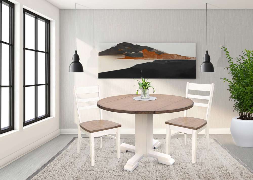 Sunny Designs - Drop Leaf Round Table - 1223MB veiw 2