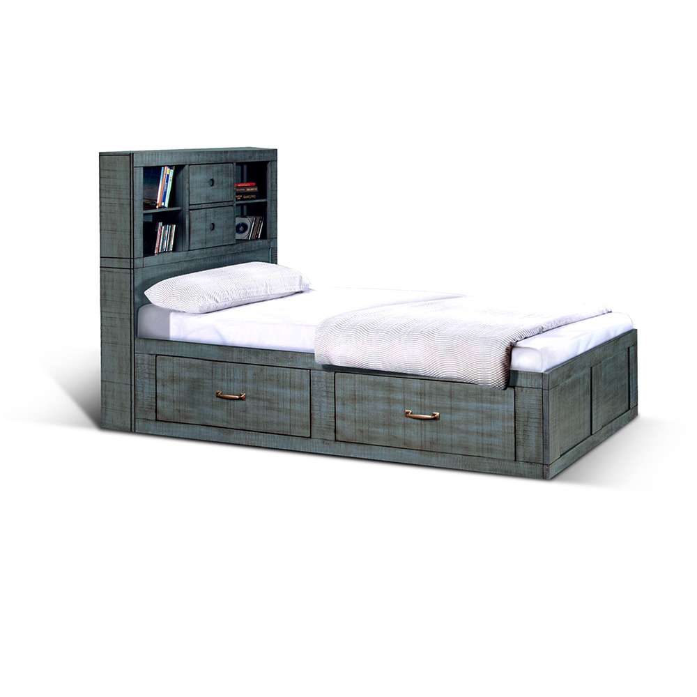 Sunny Designs - Flex Life Ranch House - Twin Captains Bookcase Storage Bed - 2319LB-ST veiw 1