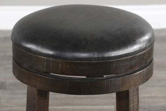 Sunny Designs - Homestead Metroflex 24 inH Stool in Dark Brown (Set of 2) - 1624TL2-24 veiw 2