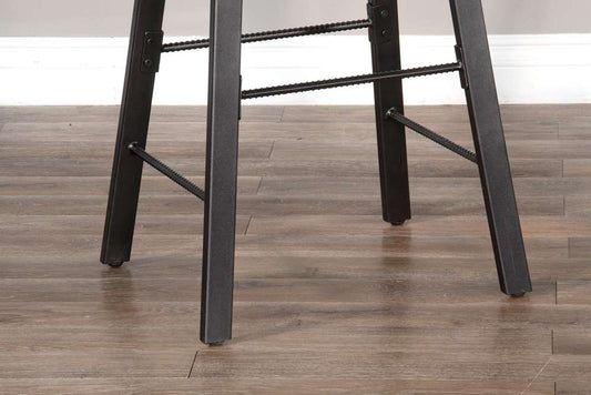 Sunny Designs - Homestead - Saddle Seat Metal Barstool (Set of 2) - 1659TL-30 veiw 2