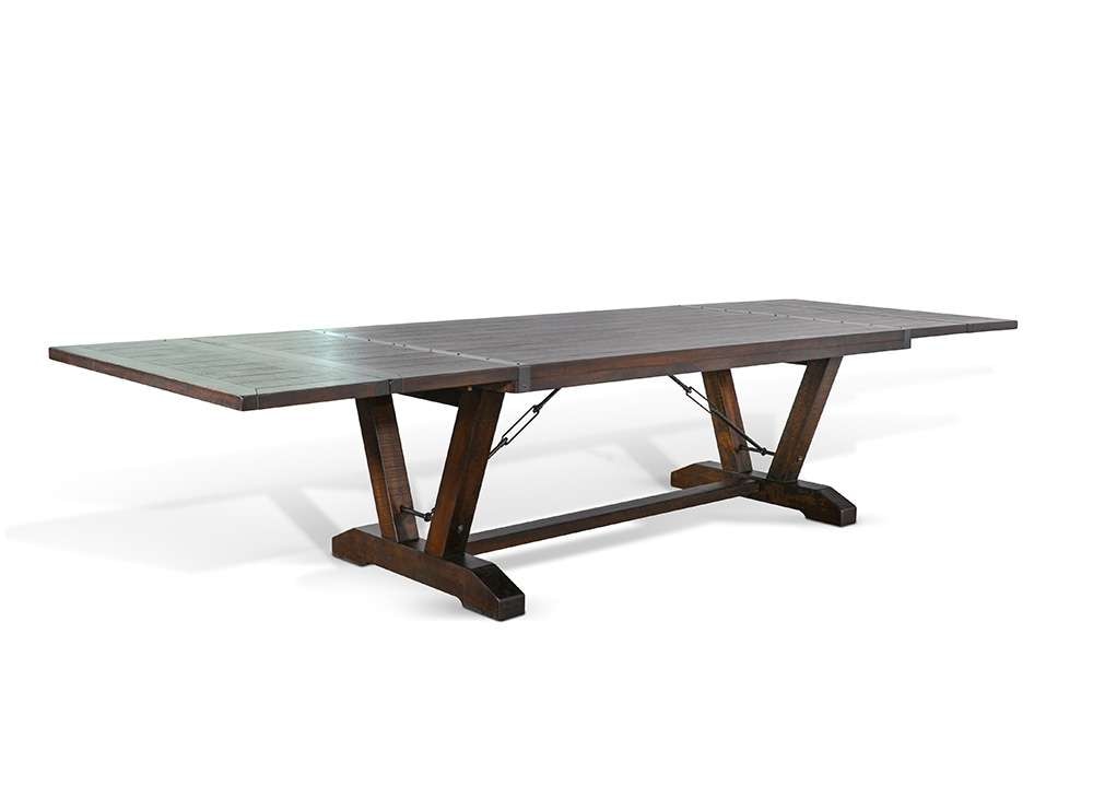 Sunny Designs - Homestead - Yellowstone Extension Table with Folding Leaves - 1167TL veiw 1