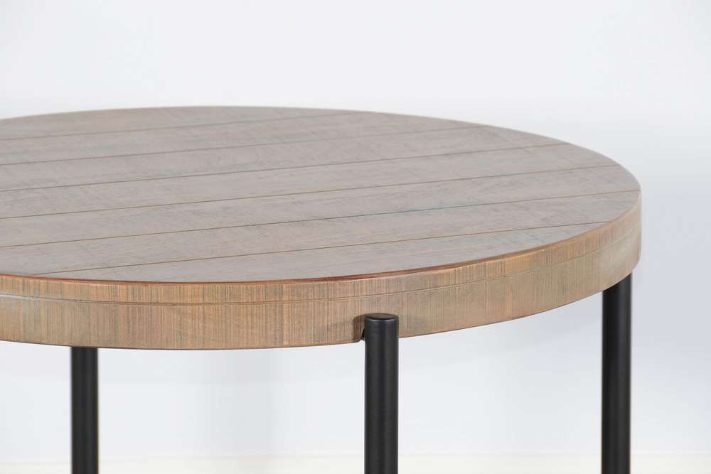 Sunny Designs - Round 28in Distressed End Table - 3161WB-E_CLOSEOUT veiw 5