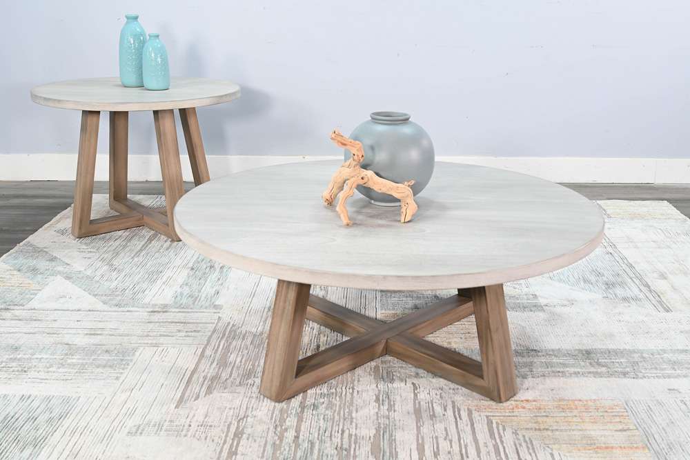 Sunny Designs - Rowan Round Coffee Table - 3190LW-C veiw 6