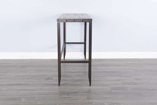 Sunny Designs - San Diego Wood and Metal Sofa Bar Table - 3173AB-ST veiw 2