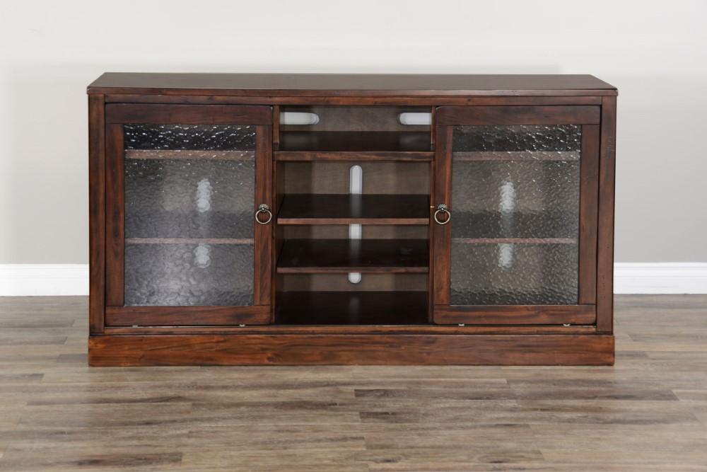 Sunny Designs - Santa Fe 63in Santa Fe TV Console in Dark Brown - 3565DC2-63 veiw 5