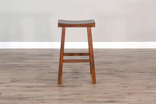 Sunny Designs - Santa Fe - Bar Saddle Seat Stool, Wood Seat (Set of 2) - 1768DC2-30 veiw 2