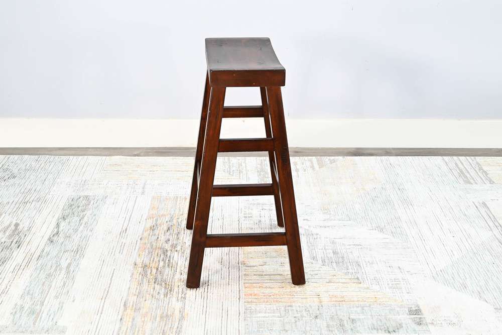 Sunny Designs - Santa Fe - Bar Saddle Seat Stool, Wood Seat (Set of 2) - 1768DC2-30 veiw 3