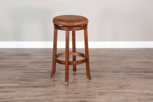 Sunny Designs - Santa Fe - Bar Swivel Stool, Cushion Seat (Set of 2) - 1646DC-30 veiw 2