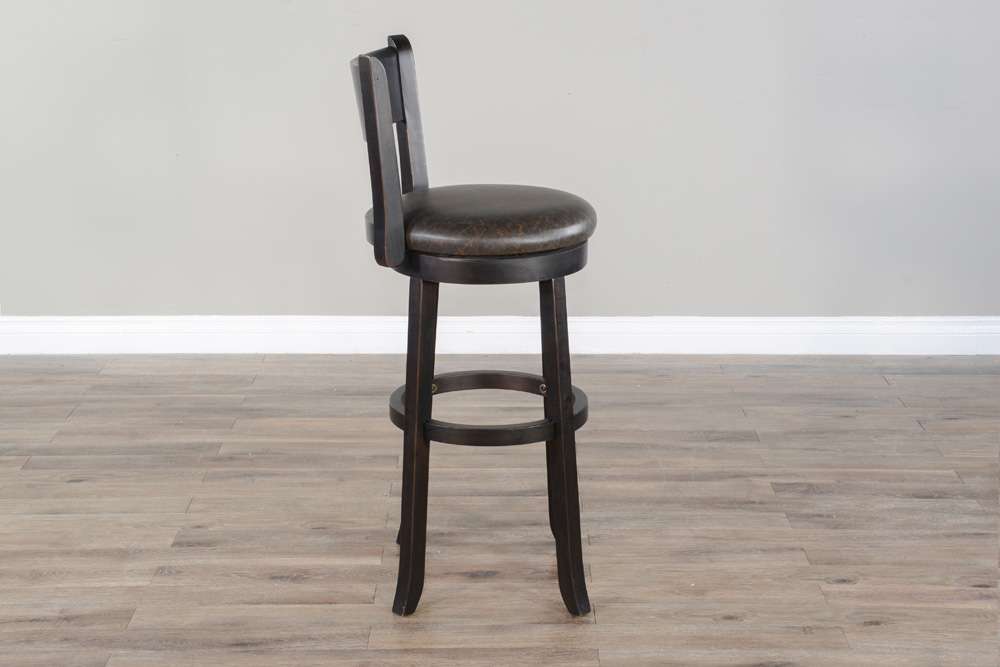 Sunny Designs - Scottsdale - Bar Swivel Barstool, Cushion Seat & Back (Set of 2) - 1646BW-B30 veiw 4