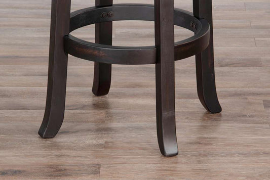 Sunny Designs - Scottsdale - Wood Bar Swivel Bar Stool with Cushion Seat (Set of 2) - 1646BW-30 veiw 2