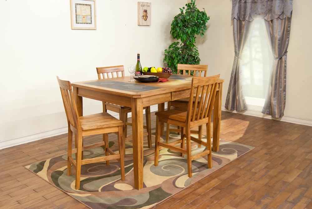 Sunny Designs - Sedona Slatback Barstool, 24inH (Set of 2) - 1854RO veiw 2