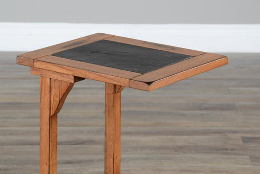 Sunny Designs - Sedona Sofa Mate Table in Light Brown - 2121RO2 veiw 2