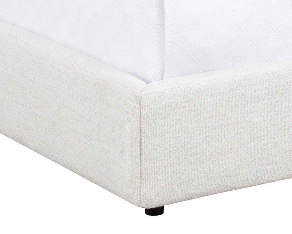 Sunpan - 5West Emmit Bed King - Merino Pearl - 110096 view 6