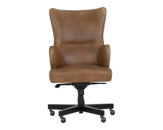 Sunpan - 5West Hubert Office Chair - Tobacco Tan - 107526 view 2