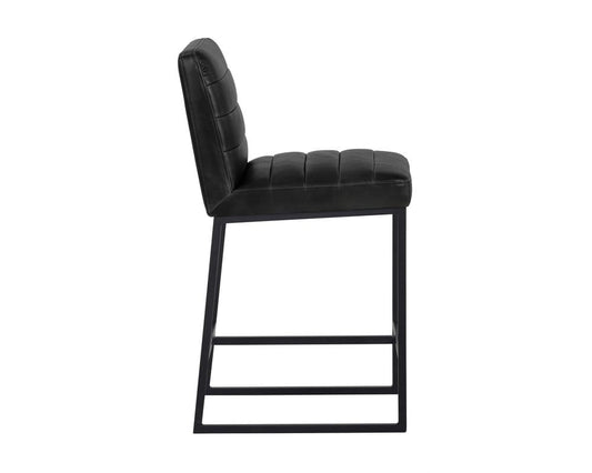 Sunpan - 5West Spyros Counter Stool - Coal Black - 103899 view 2