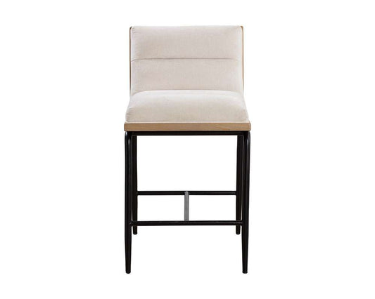 Sunpan - Abilene Counter Stool - Polo Club Muslin - 111273 veiw 2