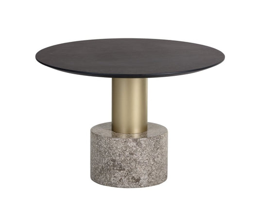 Sunpan - Artezia Monaco Coffee Table - Gold - Grey Marble / Charcoal Grey - 104627 view 2