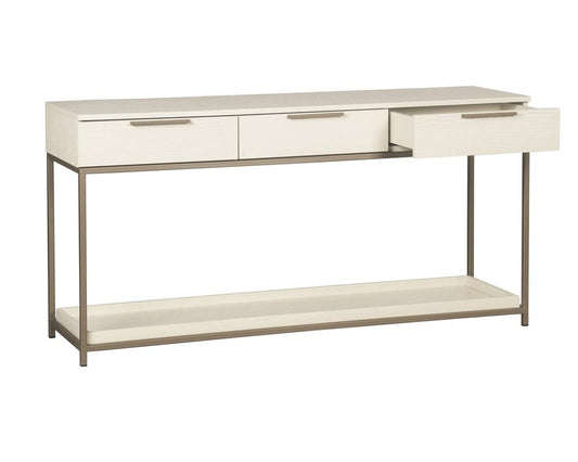 Sunpan - Artezia Rebel Console Table With Drawers - Champagne Gold - Cream - 108770_CLOSEOUT view 2