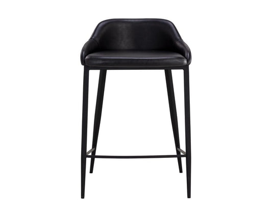 Sunpan - Astra Counter Stool - Black - Nightfall Black - 111081 view 2