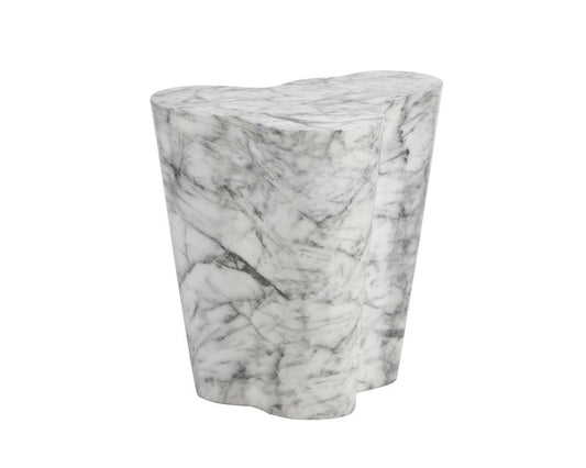 Sunpan - MIXT Ava End Table - Large - Marble Look - 103311 veiw 2