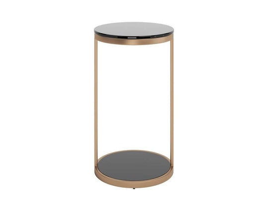 Sunpan - Ikon Benjamin End Table - Antique Brass - 108530 veiw 2