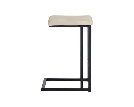 Sunpan - Boone Counter Stool - Black - Bravo Cream (Set Of 2) - 104958 view 2