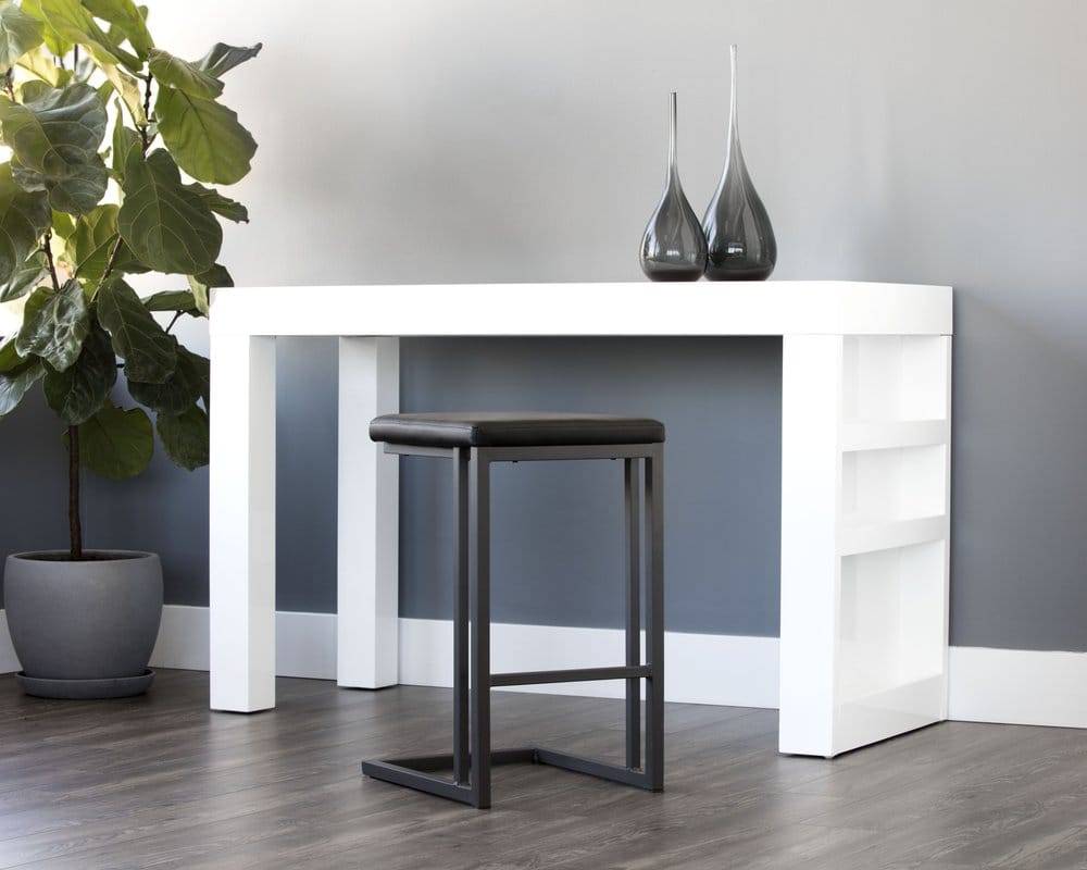 Sunpan - Boone Counter Stool - Grey - Onyx (Set Of 2) - 102498 view 4