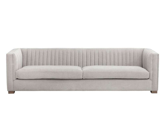Sunpan - Club Collection Caitlin Sofa - Hemingway Silver - 102577 veiw 2