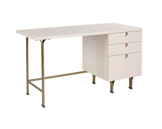 Sunpan - Celine Desk - Cream - 107300 veiw 2