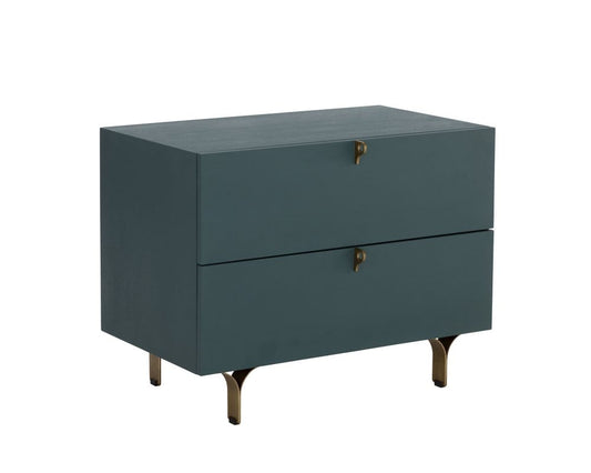 Sunpan - Celine Nightstand Large - Teal - 110371 view 2