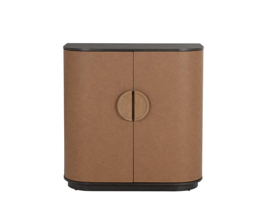 Sunpan - Dresden Bar Cabinet - Milliken Cognac - 111361 view 2