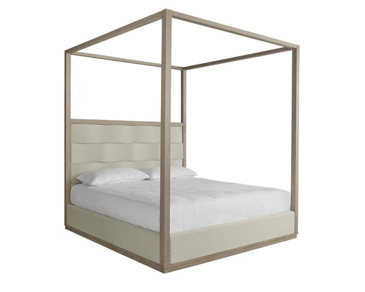 Sunpan - Hoyos Canopy Bed King - Topaz Beige - 110662 view 2