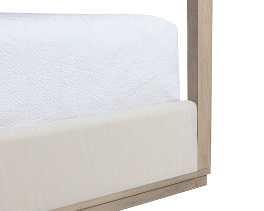Sunpan - Hoyos Canopy Bed King - Topaz Beige - 110662 view 2