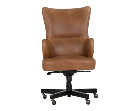 Sunpan - 5West Hubert Office Chair - Tobacco Tan - 107526 veiw 2