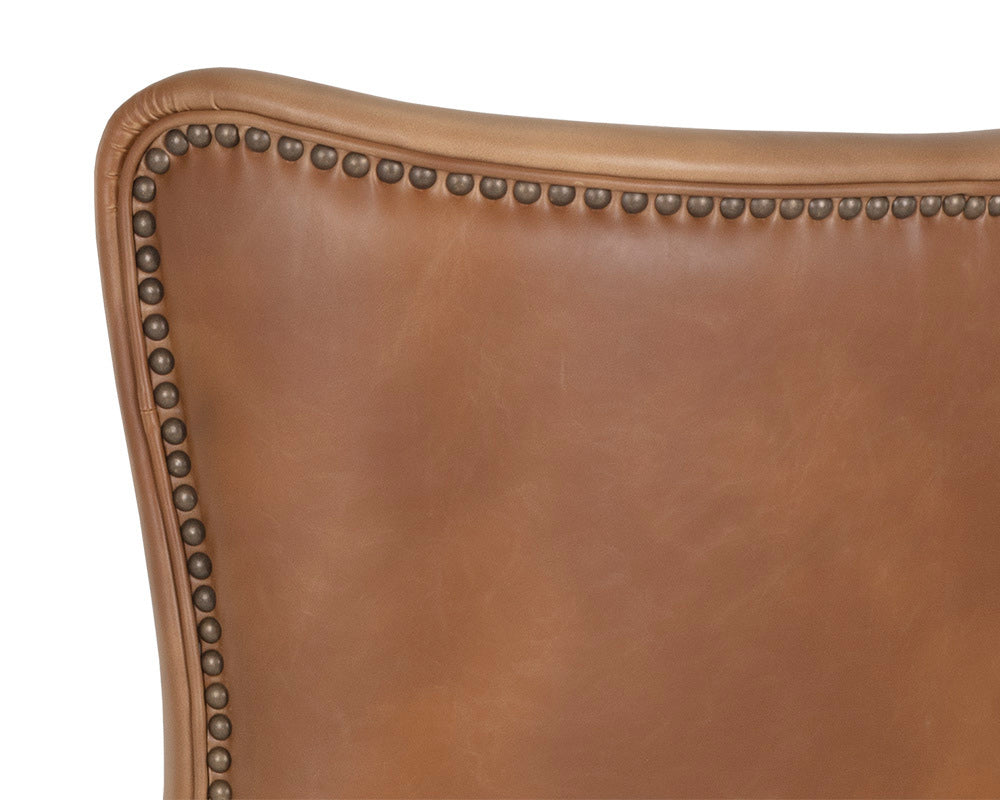 Sunpan - 5West Hubert Office Chair - Tobacco Tan - 107526 view 7