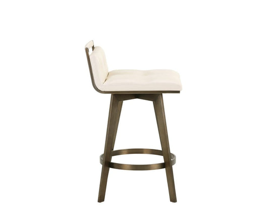 Sunpan - Ikon Arizona Swivel Counter Stool - Castillo Cream - 104789 view 2