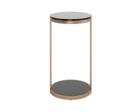 Sunpan - Ikon Benjamin End Table - Antique Brass - 108530 view 2