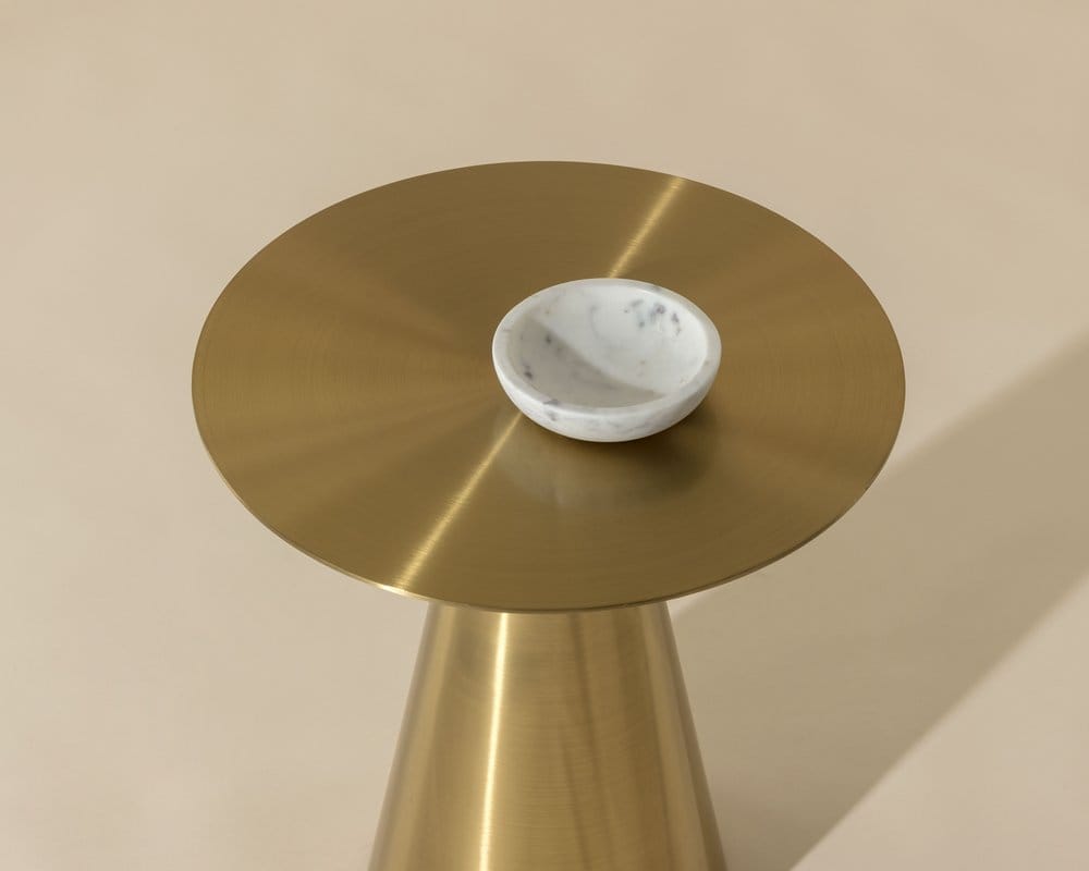 Sunpan - Ikon Carmel Side Table - Yellow Gold - 103010 view 5