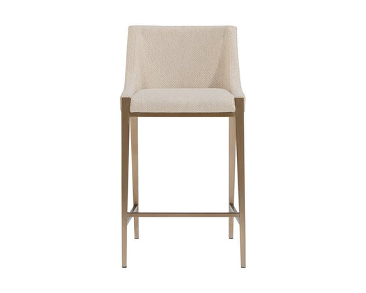 Sunpan - Ikon Dionne Counter Stool - Monument Oatmeal - 108511 view 2