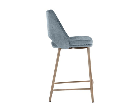 Sunpan - Ikon Radella Counter Stool - Bergen French Blue - 108514 view 2
