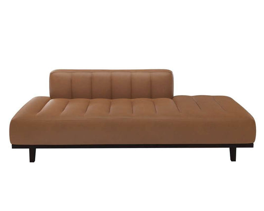 Sunpan - 5West Ilyana Daybed - Aline Butternut Leather - 111420 veiw 2